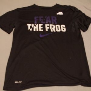 Black Nike TCU "Fear the Frog" T-shirt (Lg)